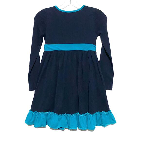 Matilda Jane Once Upon A Time Sense Of Wonder Dress Black Blue Bow Girls 8 - Picture 2 of 8